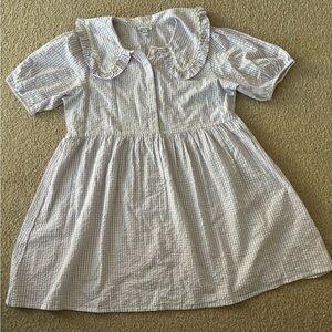 Purple Gingham Babydoll Sundress